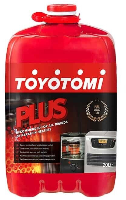 Combustibile Liquido Per Stufe Inodore Universale Tanica 20 L Toyotomi Plus  Rosso