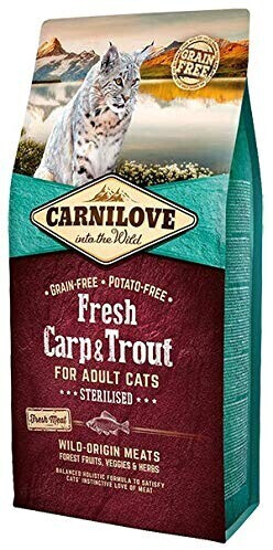 Carnilove Grain free Fresh Carp & Trout Sterilised adult cats