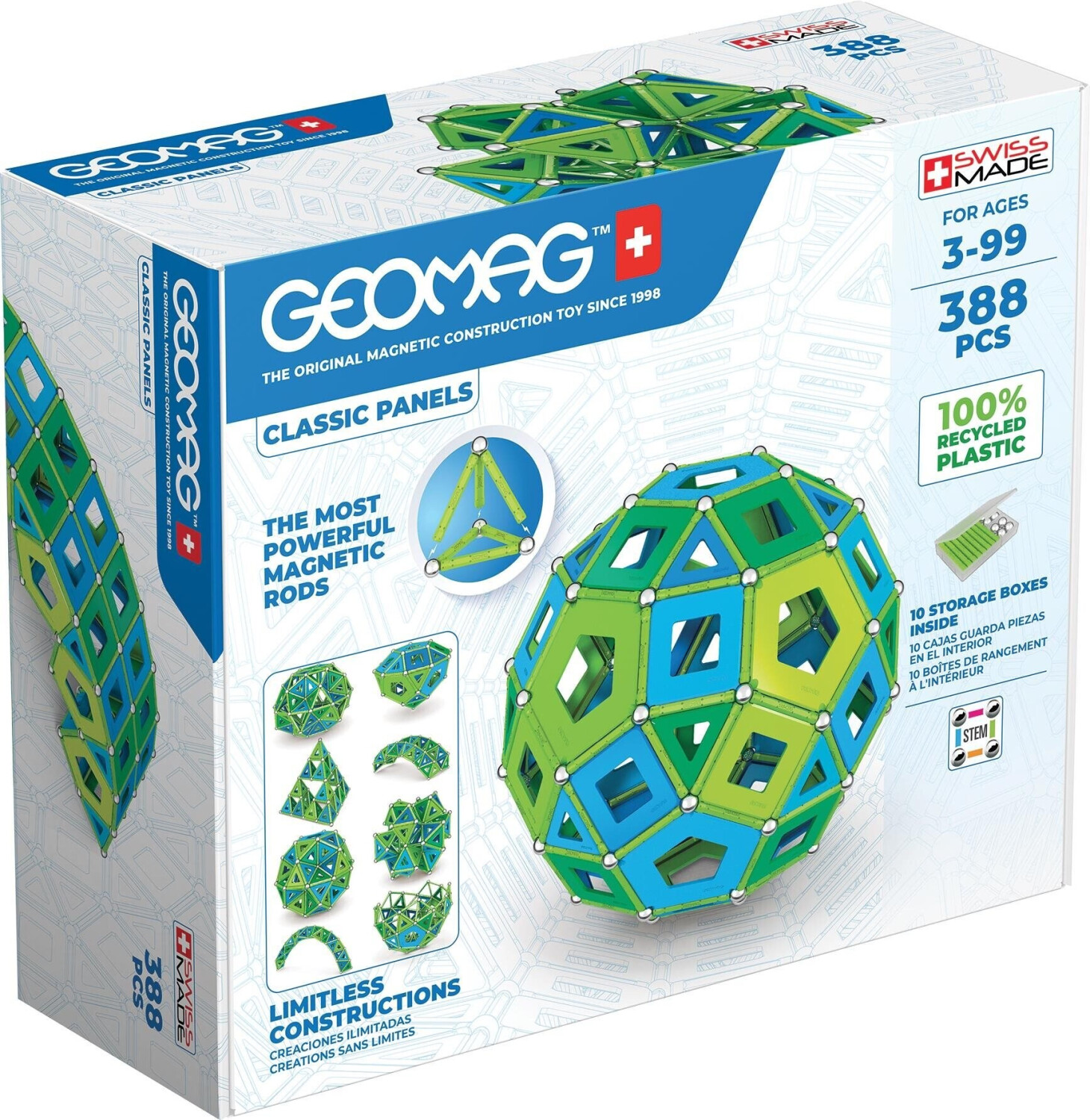 Geomag Classic Panels Masterbox 388pcs. cold