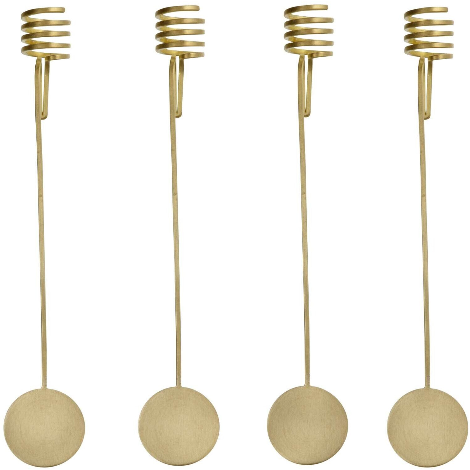 Ferm Living Tree Candle Holders brass (set of 4)