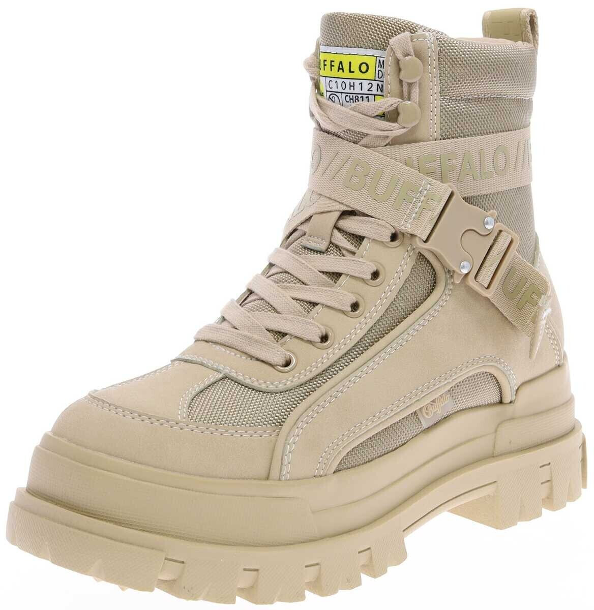 Aspha Boots Buffalo Aspha Mid Beige Buffalo Boots Beige Sales