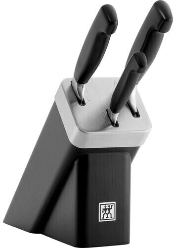 ZWILLING Vier Sterne SharpBlock 4-teilig schwarz