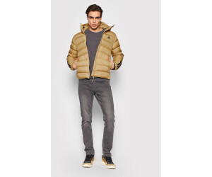 beige hooded jacket