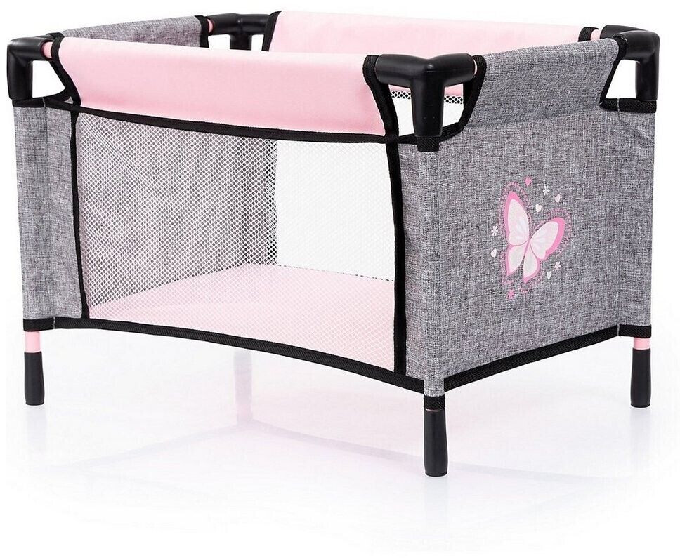 Bayer Design Sillita De Paseo Para Muñecas Con Accesorios | Cama, Bolsa Y Juego De Vajilla Para Muñecas De Hasta 46 Cm | Carro Plegable Con Ruedas Y Capota Para Juego De Roles | Regalo Infantil