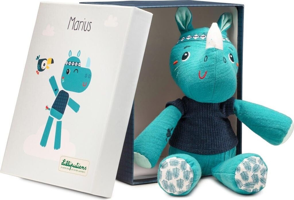 Lilliputiens Peluche câline Marius