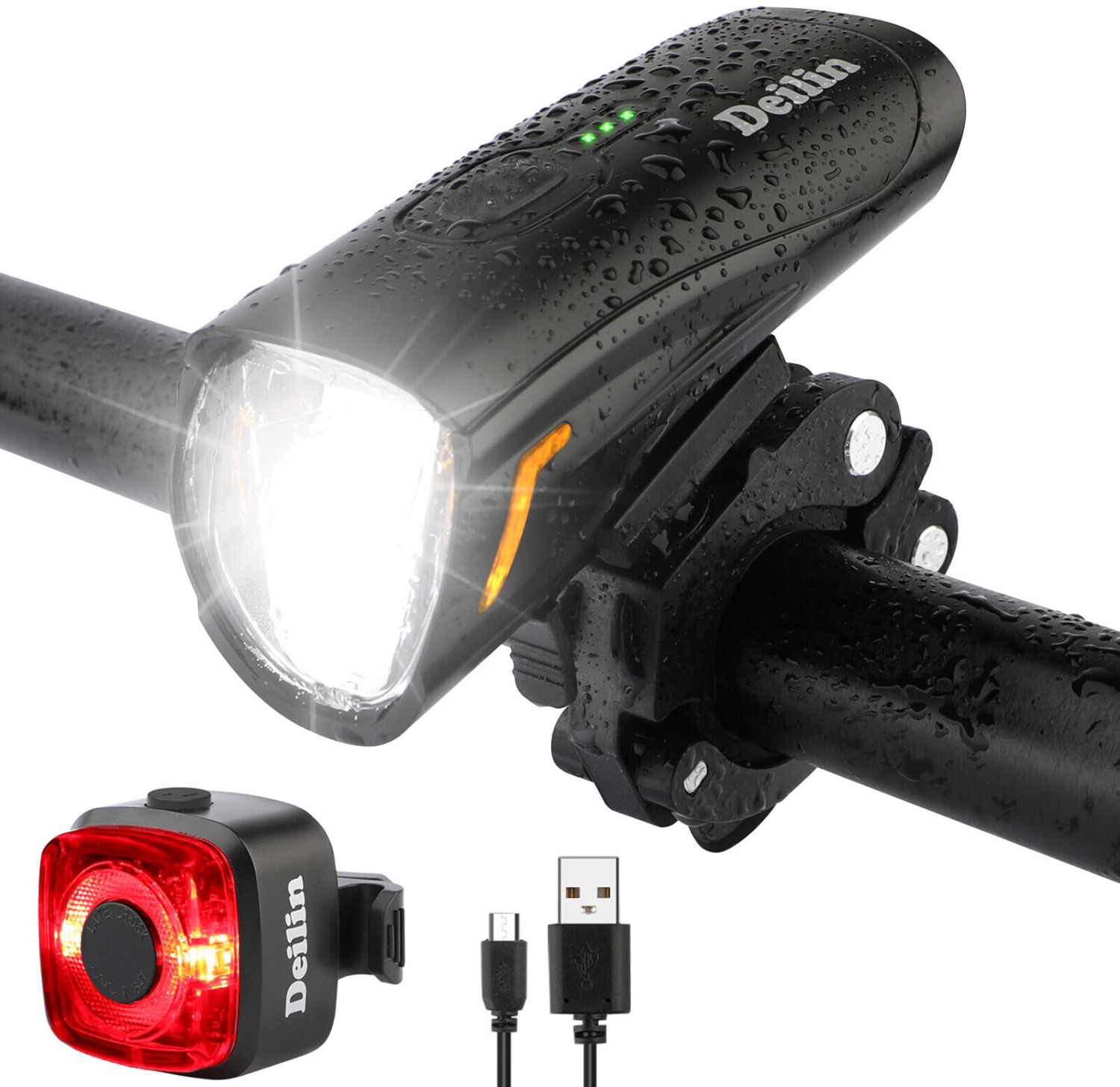 Fahrradlicht LED Fahrradbeleuchtung Set StVZO