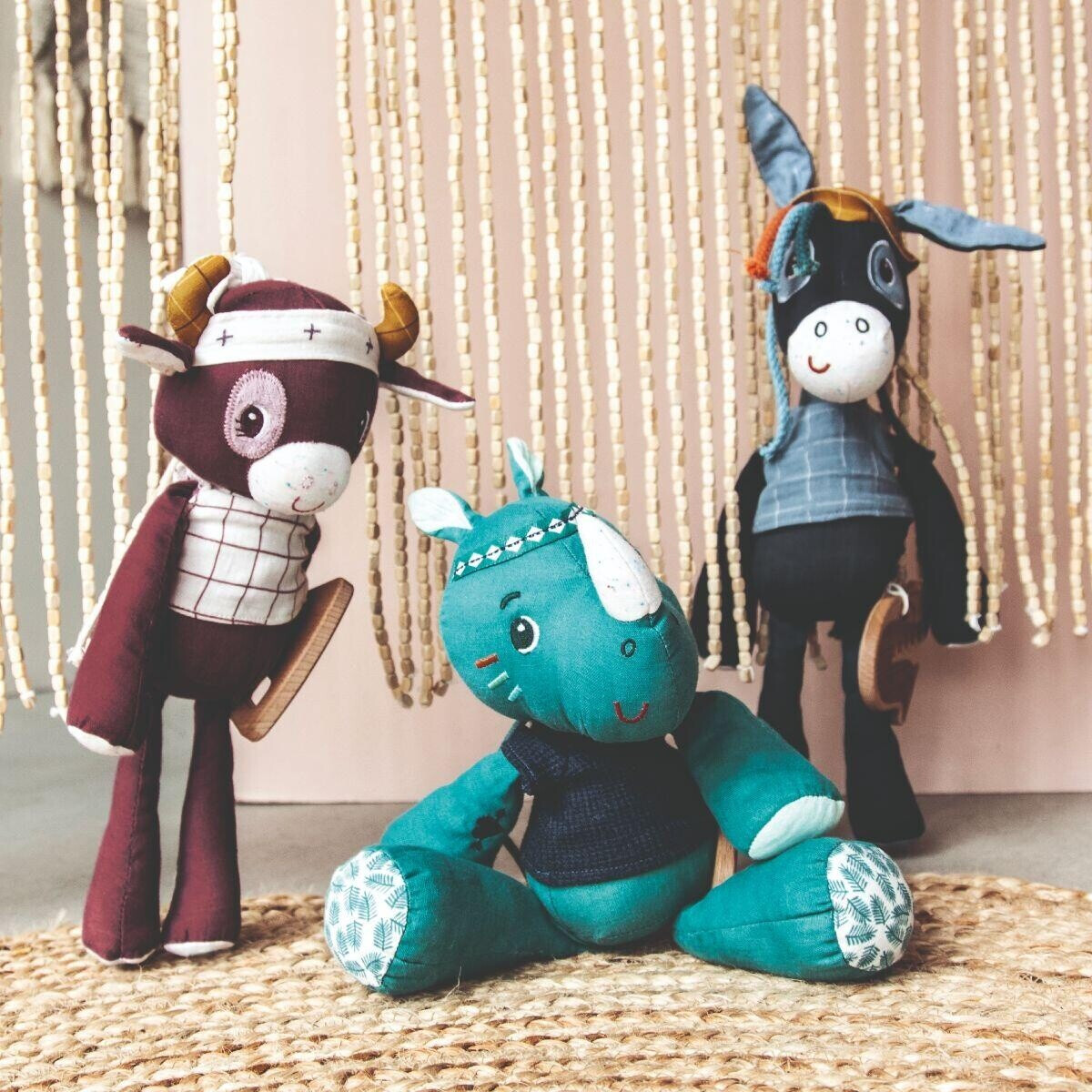 Lilliputiens Peluche musicale Ignace