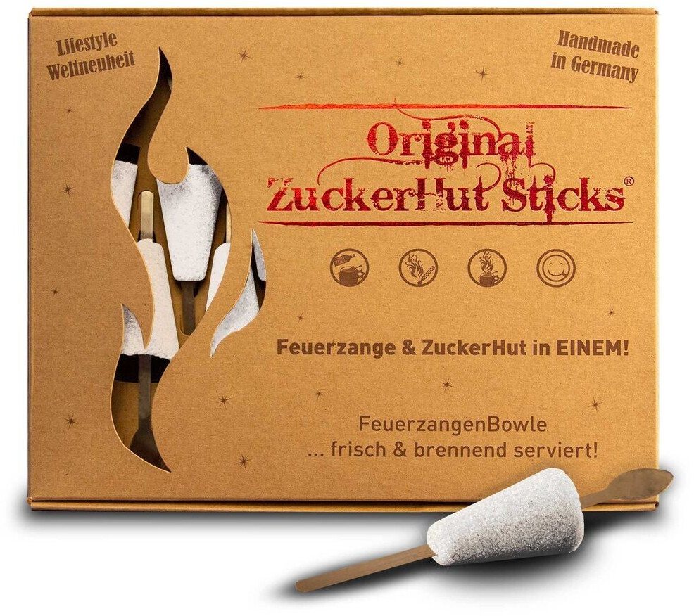 Das Original Feuerzangentasse Zuckerhut-Sticks 12 Stück ab 11,30 €
