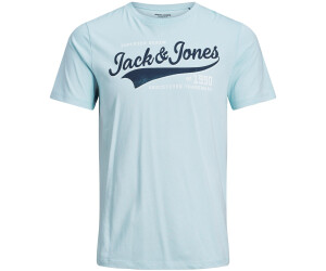 Jack & Jones Kern T-Shirt Brust Logo Aufdruck Kurzärmelig Herren Jcobooster