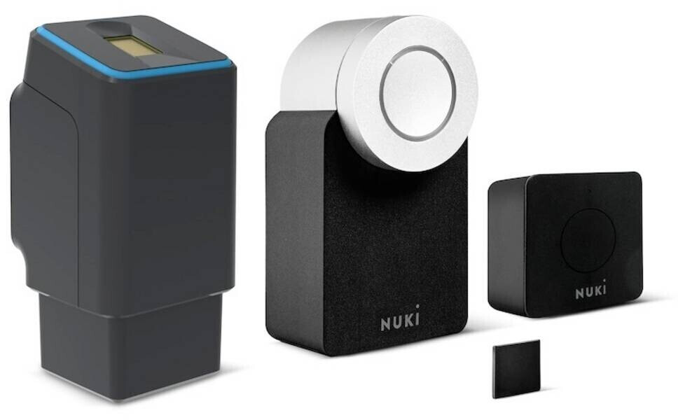 Nuki Combo 2.0 Smart Lock + Bridge + Fingerprint with battery and radio transmission