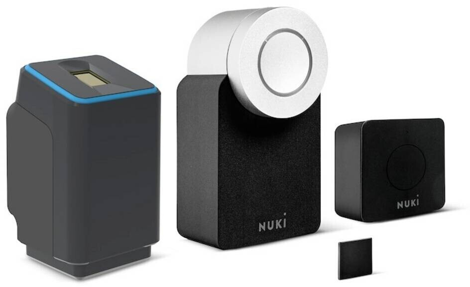 Nuki Combo 2.0 Smart Lock + Bridge + Fingerprint with power supply and radio transmission
