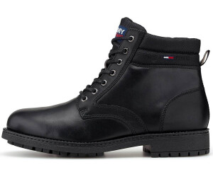 leather cleat lace up boots