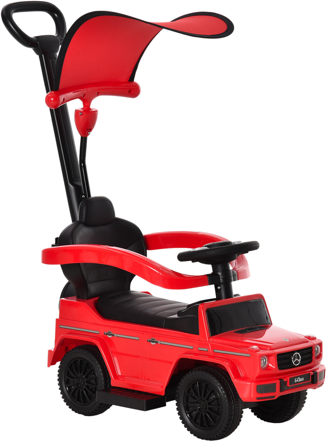 HomCom Porteur voiture multi-équipée 12-36 mois rouge (370-162RD)