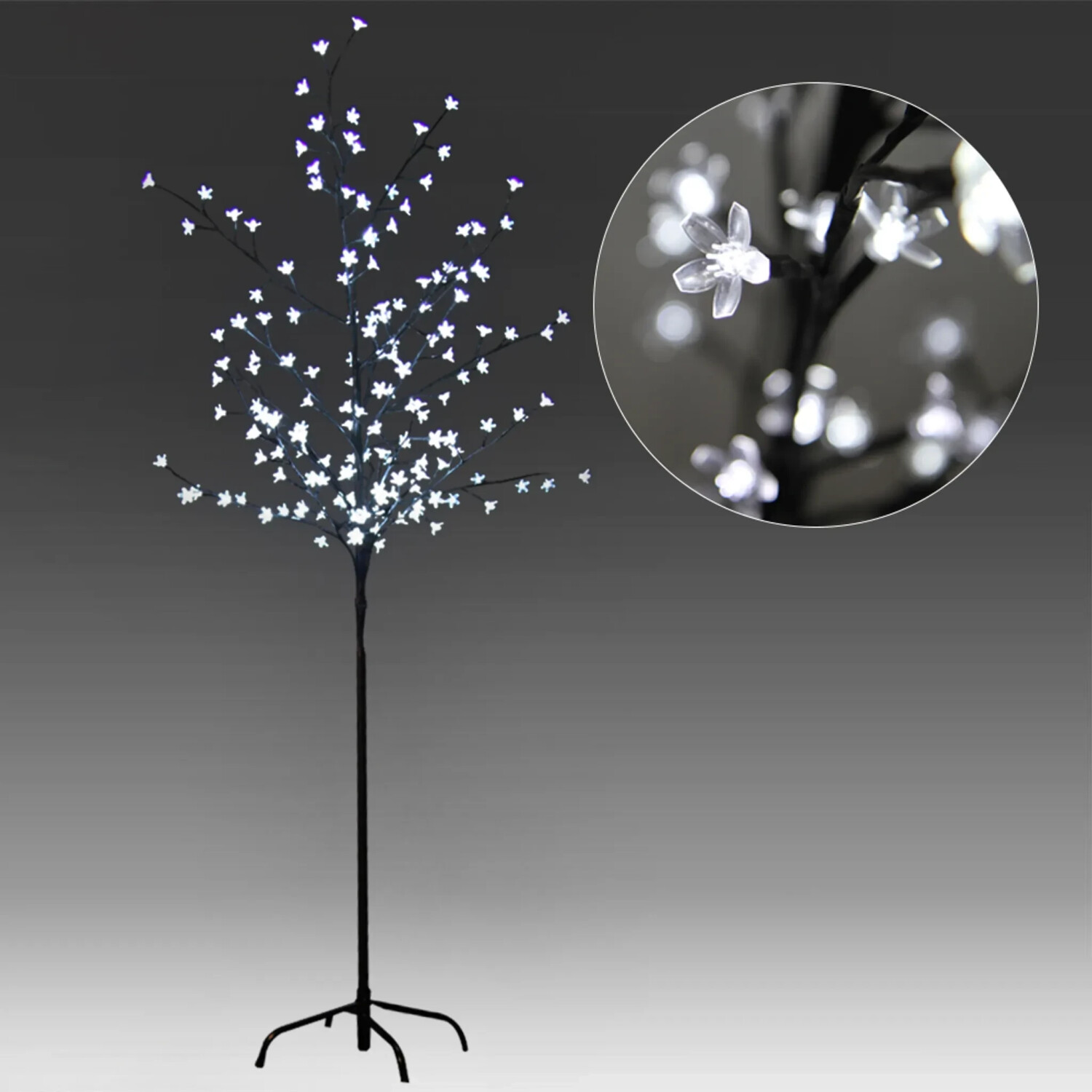 CCLife Technic Kirschblüten LED Baum Kaltweiß 150cm ab 25,95