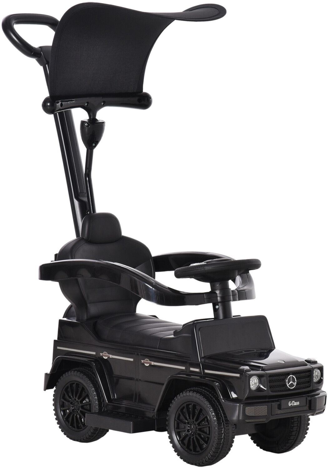 HomCom Porteur voiture multi-équipée 12-36 mois noir (370-162BK)