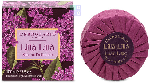 L'Erbolario Lilla' Lilla' Scented Soap 100g