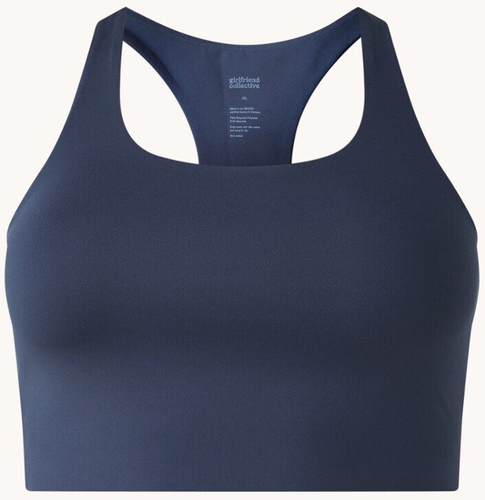 Girlfriend Collective Paloma Racerback Bra midnight
