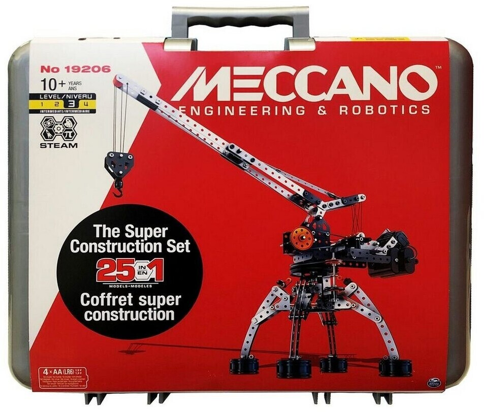 Soldes Meccano The Super Construction Set 25 in 1 2024 au meilleur