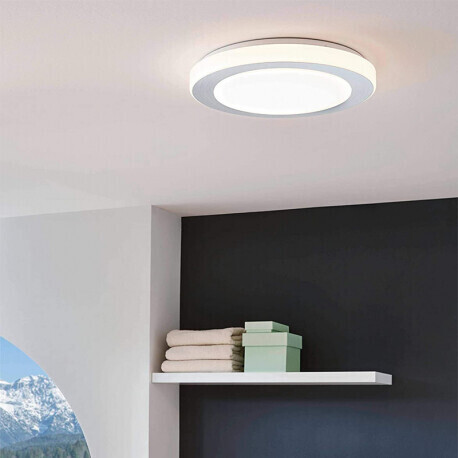 Eglo Capro LED Deckenleuchte DM300 29,00 1-flammig weiß ab alu-gebürstet | € Preisvergleich (94967) bei