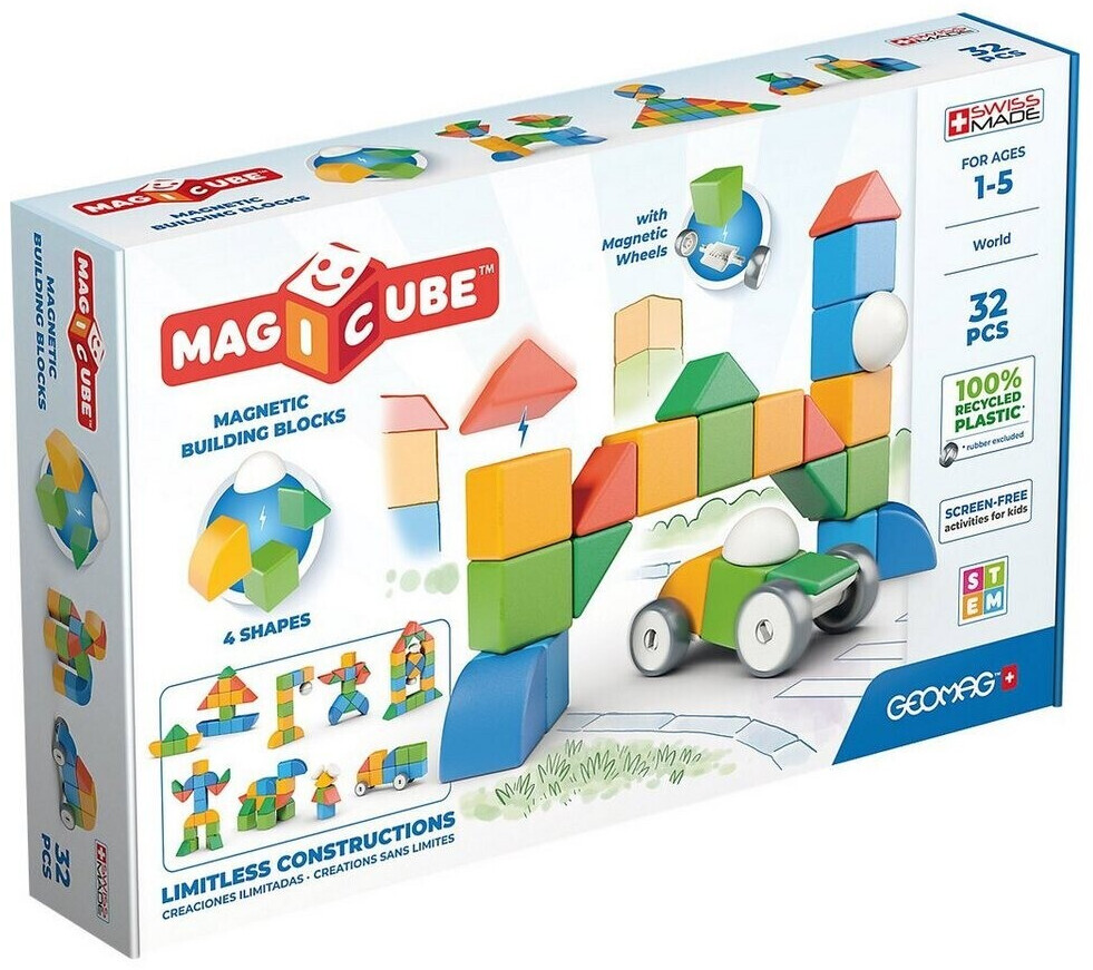 Geomag Magicube 4 shapes Recycled World 32 parts