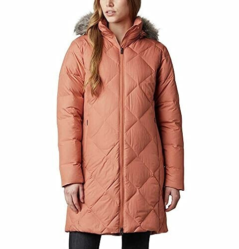 Columbia Icy Heights II Mid Length Down Jacket Women nova pink
