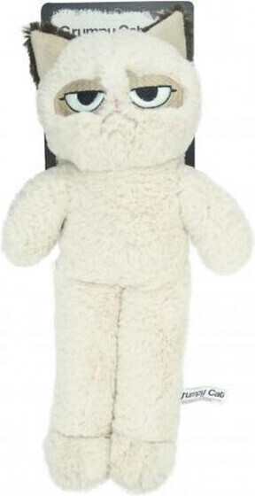 Grumpy Cat Cuddly Toy 38cm Grey