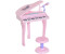 HomCom Children piano including stool pink