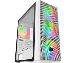 Custom Premium Edition Mars Gaming MCB Blanc Boîtier PC Gaming ATX XL Structure Modulaire Double Chambre 