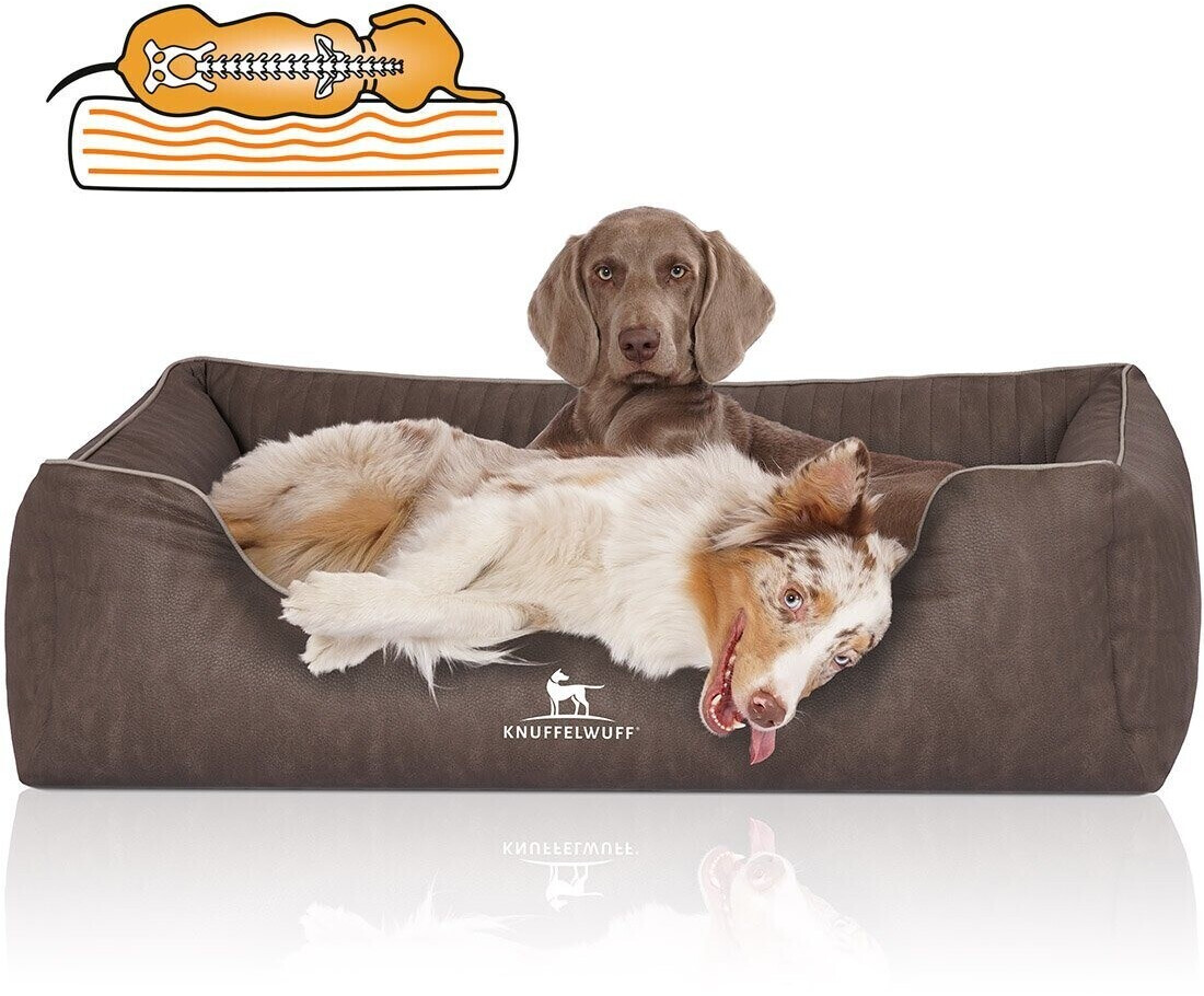 Knuffelwuff Lit pour chien M-L 85x63cm Dark Brown Knuffelwuff Lit pour chien M-L 85x63cm Dark Brown