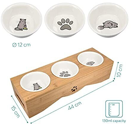 Navaris Gamelle double pour chat Navaris Gamelle double pour chat