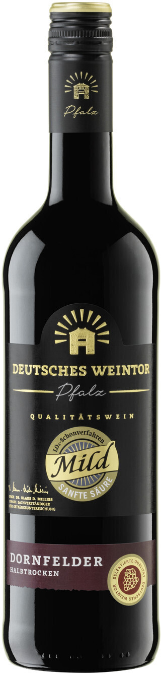 Deutsches Weintor | 0,75l € Preisvergleich ab 4,99 QbA Dornfelder bei halbtrocken