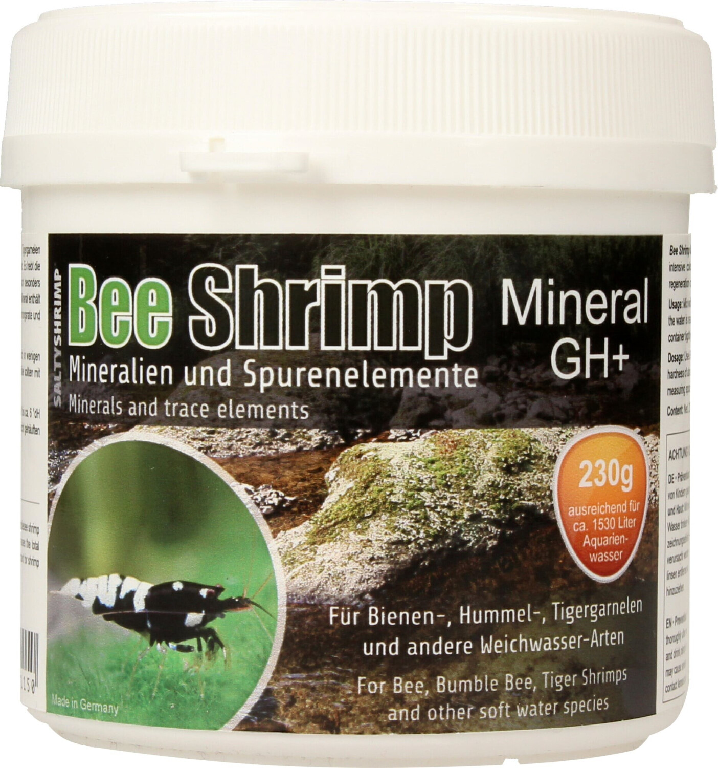 SaltyShrimp Bee Shrimp Mineral GH+ 230g