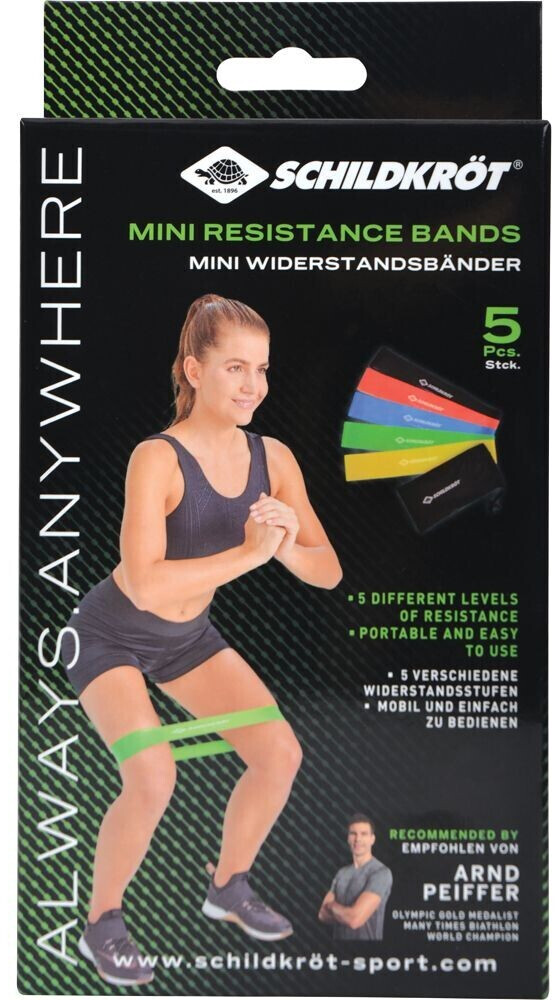 Schildkröt Fitness Mini Resistance Bands 5 Set (960126) ab 10,40 €