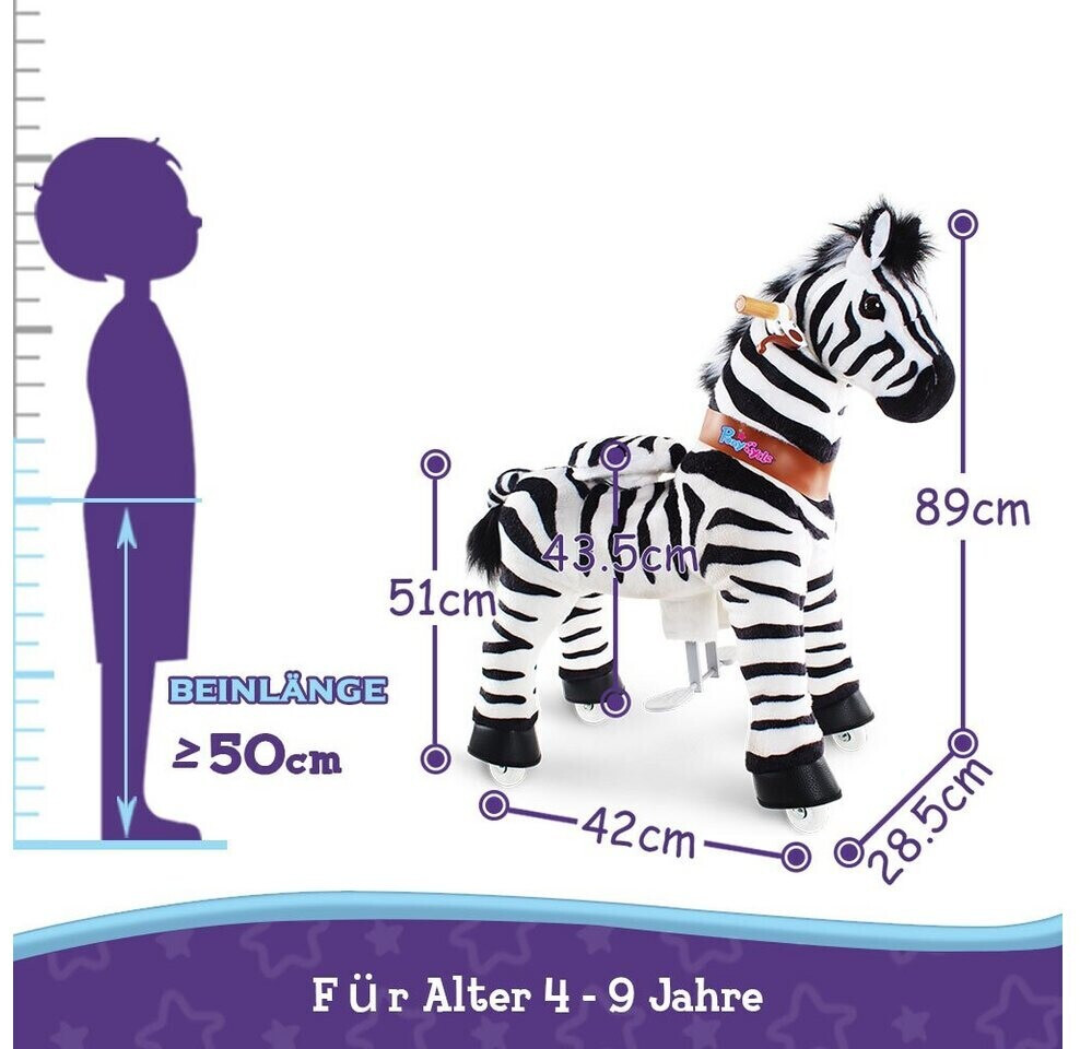 Ponycycle Zebra with brake large au meilleur prix sur idealo