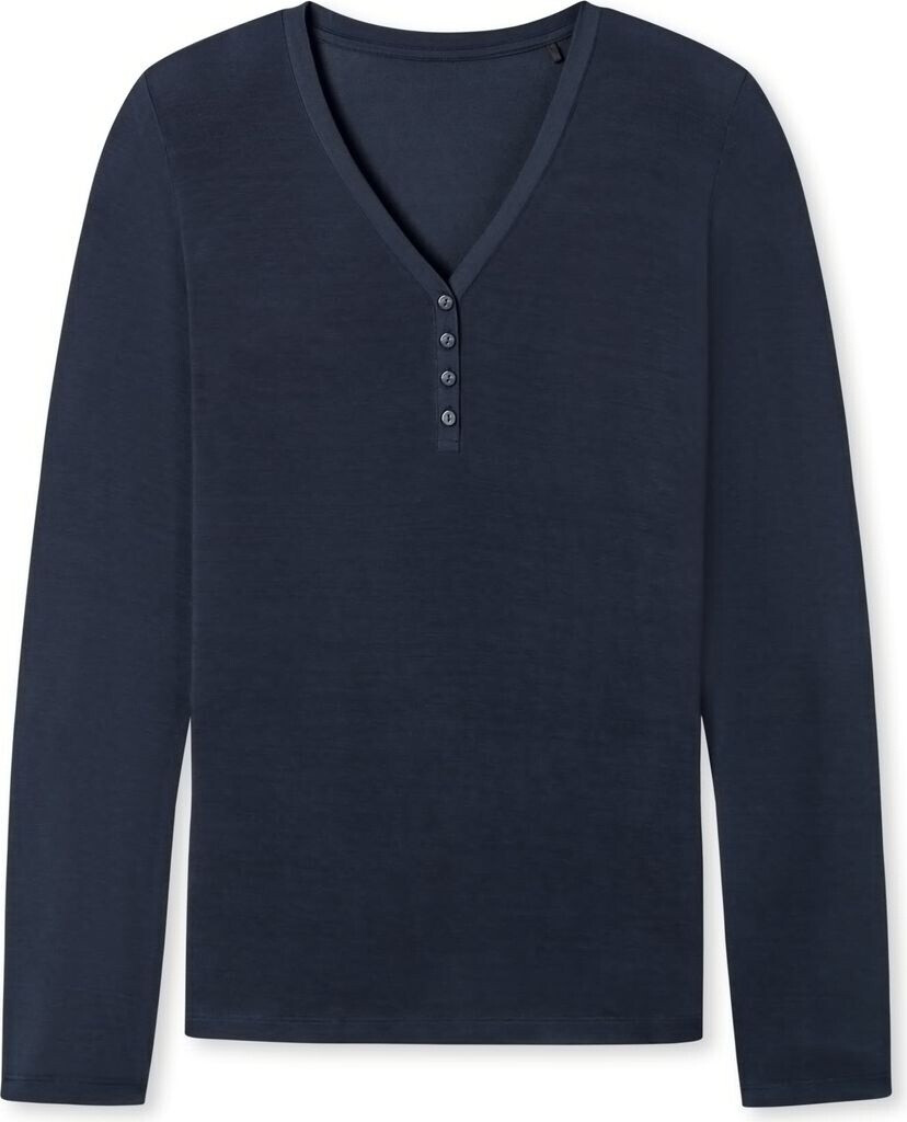 Schiesser Mix & Relax Sleep Shirt (175478) blue