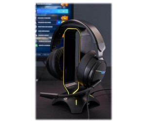 The G-Lab K-Stand Radon Support pour Casque/Micro-Casque Gaming -  Rétro-éclairage RGB, Hub USB 2 x 2.0, Base antidérapante - Support  Universel pour Casques Gamer PC PS5 Xbox Nintendo Switch – 2023 