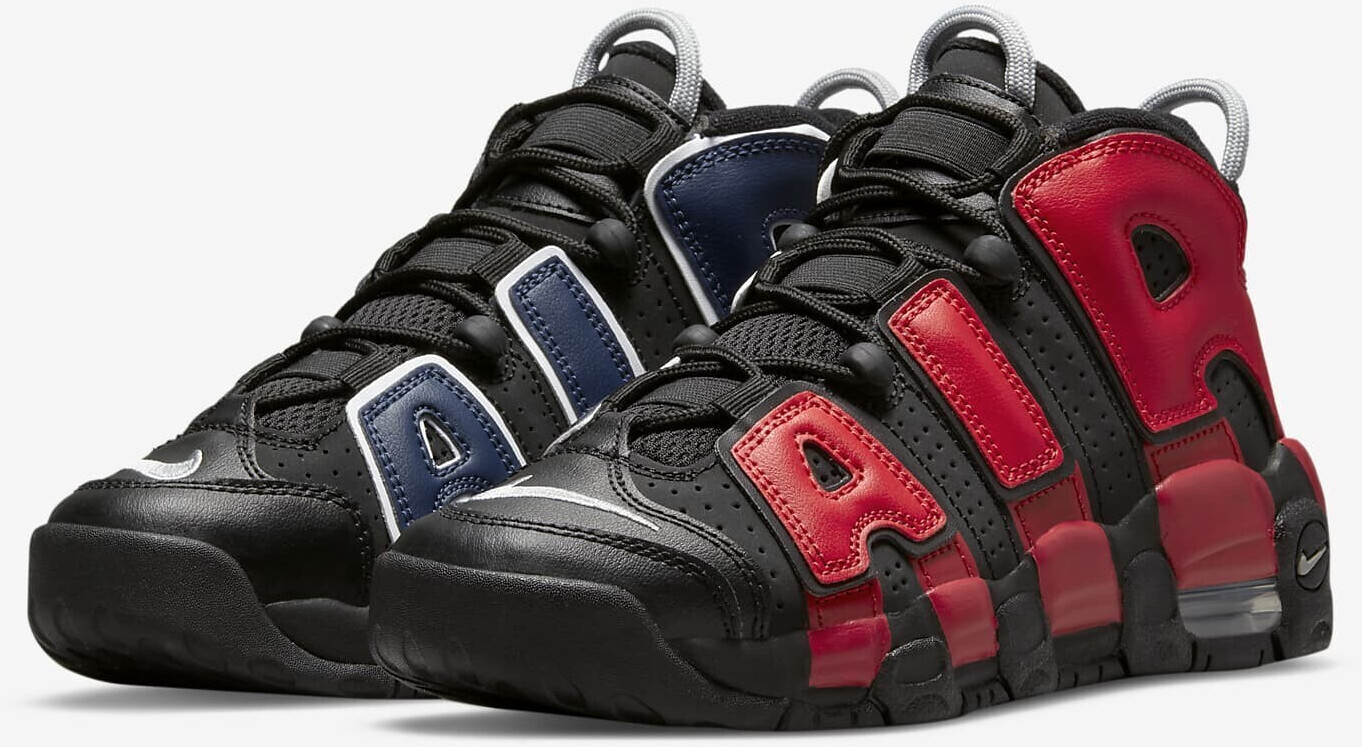 Nike Air More Uptempo black midnight navy white university red ab