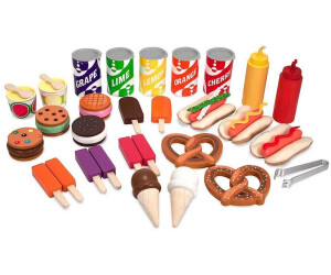 Melissa Doug Snacks Sweets Food Cart Les Soldes arrivent le 8 janvier 2025 idealo