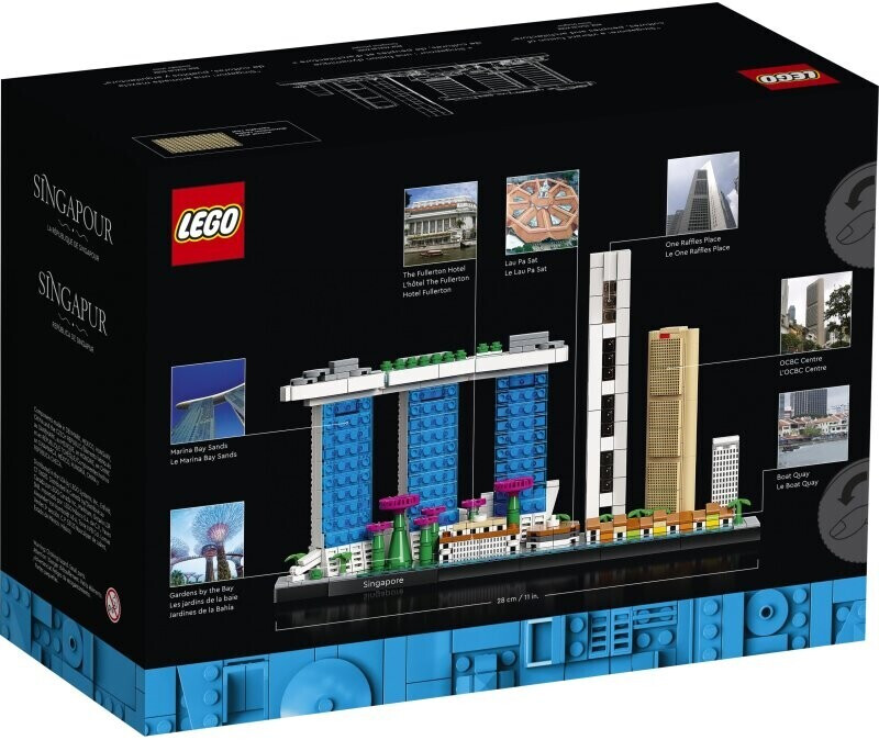 LEGO® 21057 Architecture Singapour, Loisirs Créatifs pour Adultes,  Collection Skyline, Décoration pour La Maison - Cdiscount Jeux - Jouets