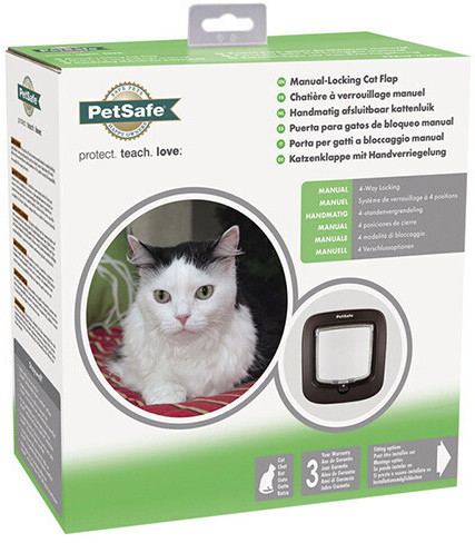 Buy Petsafe Manual Locking Cat Flap Brown from 25.00 Today