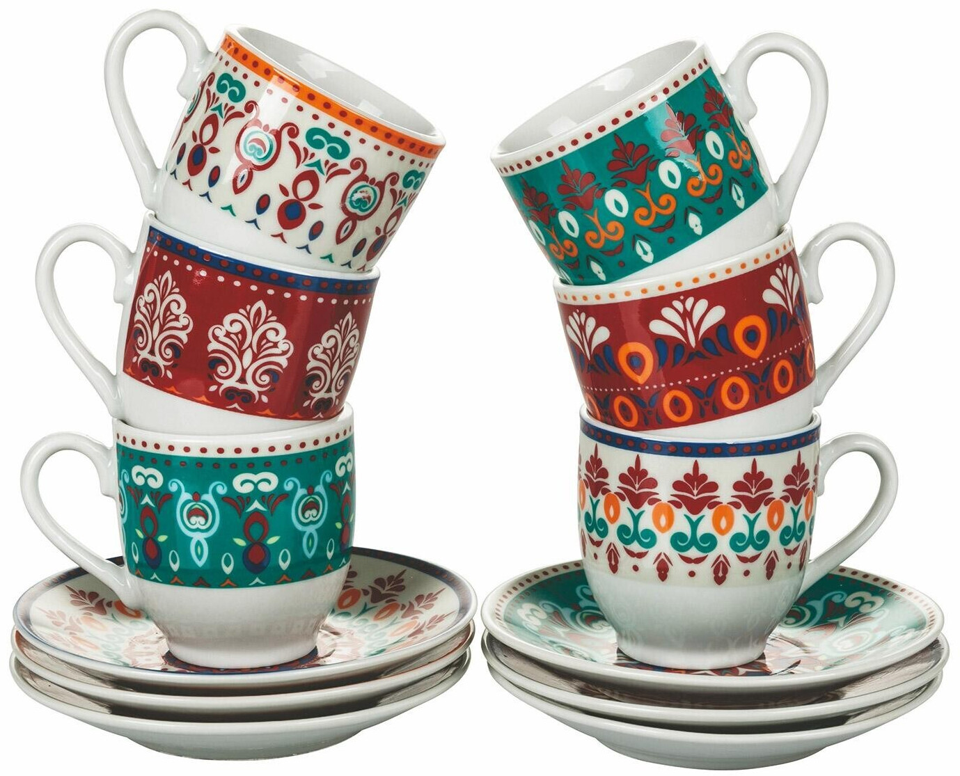 Villa d'Este Home Tivoli Shiraz 6 espresso cups 5907160