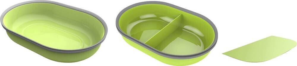 SureFeed Microchip Pet Feeder Mat and Bowl Set Green