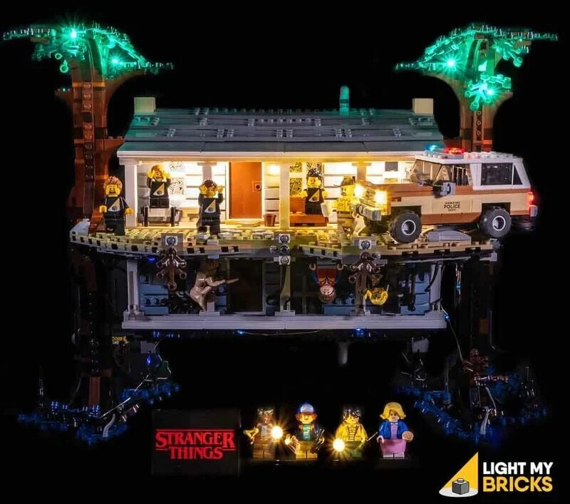 Light My Bricks LEGO Stranger Things The Upside Down (75810)