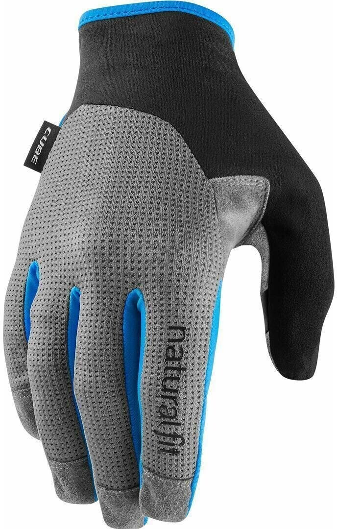 Cube X Natural Fit LF Gloves (grey´n´blue)