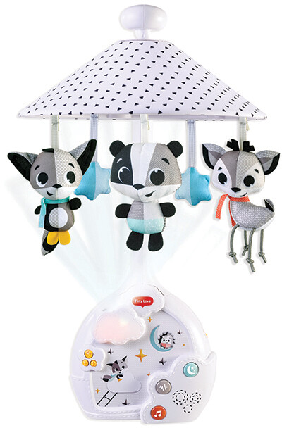 Photos - Baby Mobile Tiny Love 3-in-1 Black and White Magical Night 