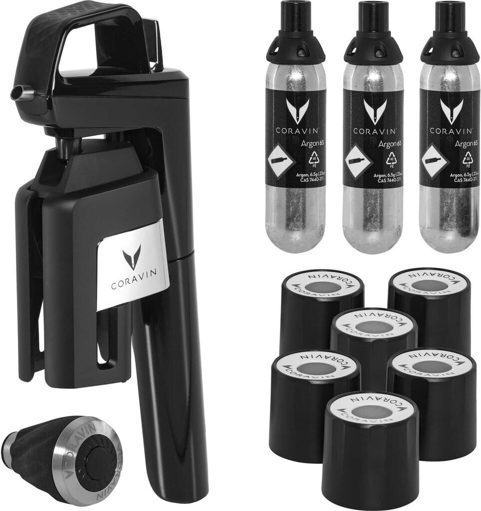 Coravin Système de préservation Timeless Six + Noir
