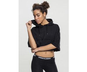 Urban Classics Ladies Cropped Hooded Poncho (TB1306-00007-0042) black