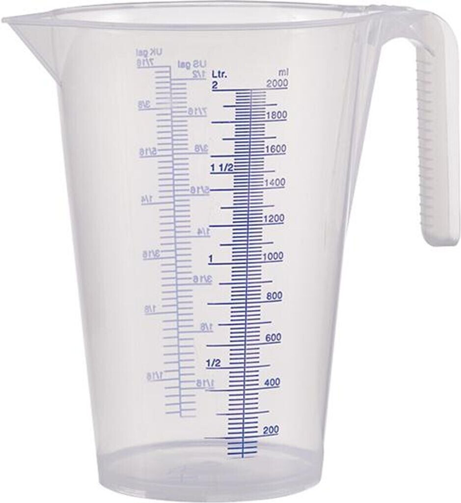 Verre mesureur en PP 1000 ml, Verres mesureurs, Plastique