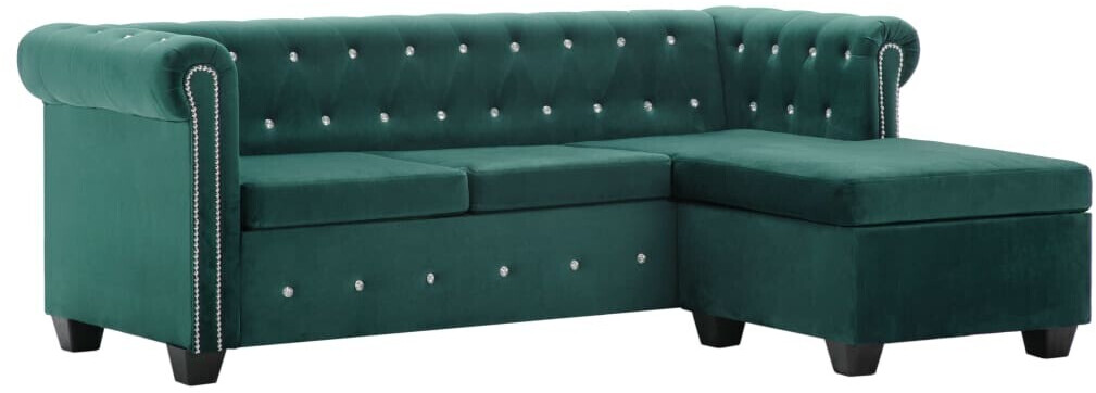 vidaXL Chesterfield L Form