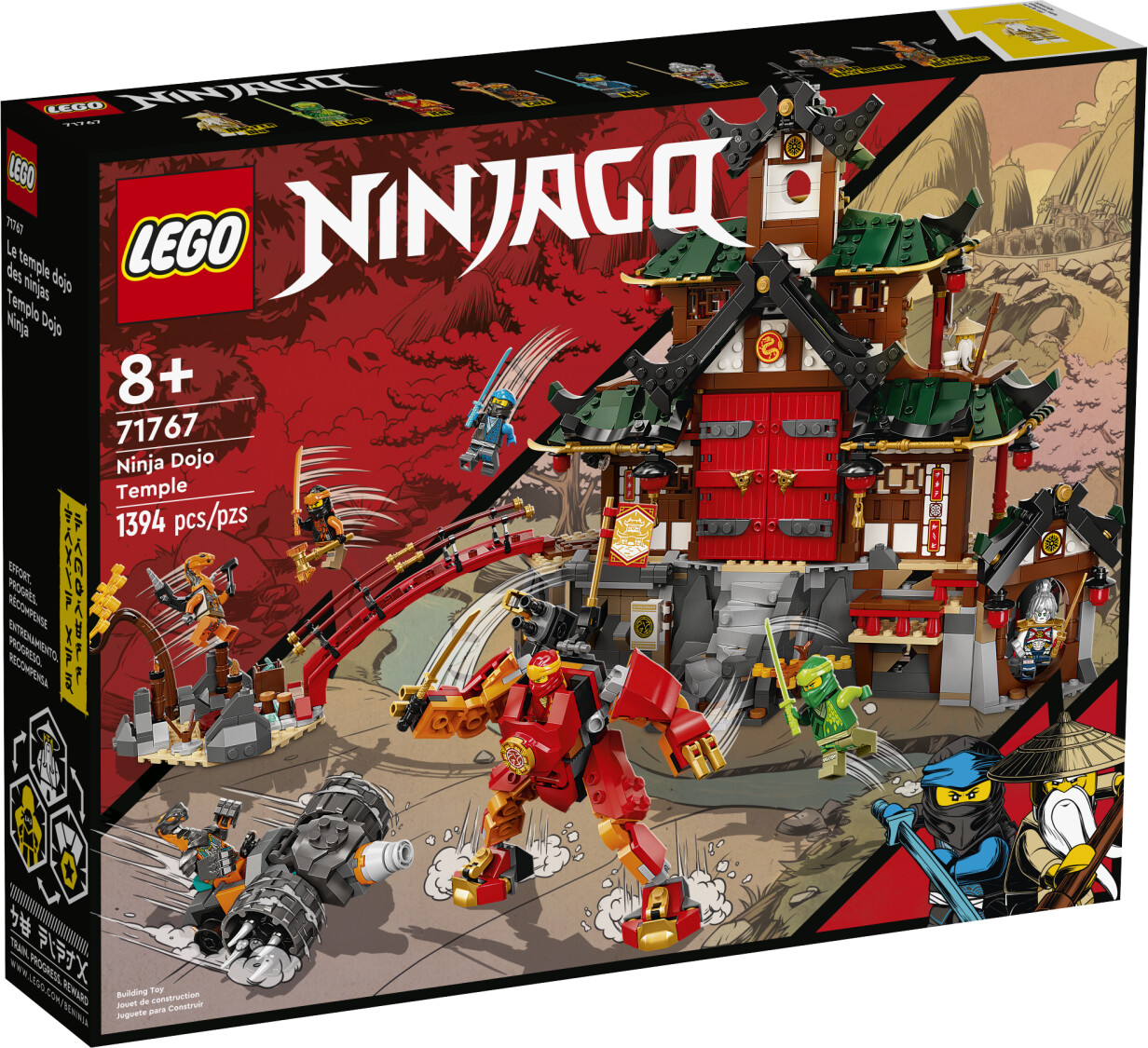 LEGO®-NINJAGO® Le Q.G des ninjas Jeu pour Enfant 9 Ans et Plus
